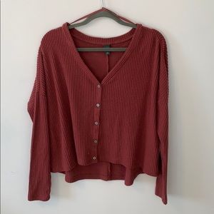 Wild Fable long sleeve thermal button up